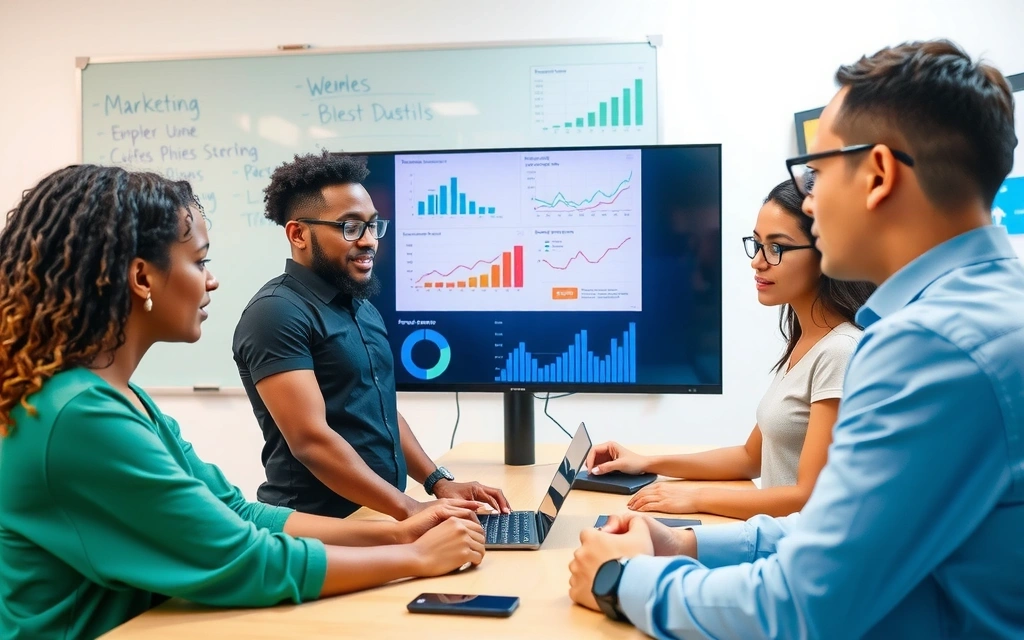 Project Alpha team collaborating on digital strategy