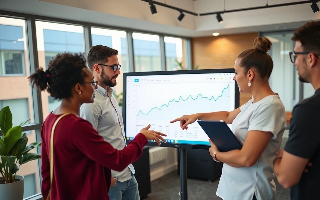 Promocraft team collaborating on a strategy