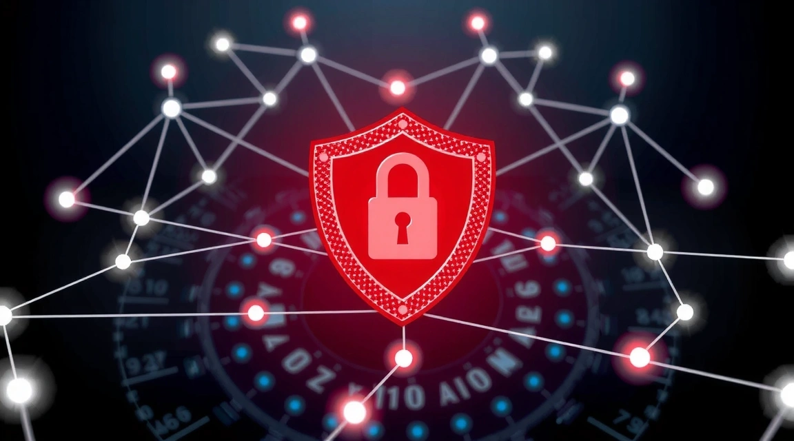 Abstract visualization of data protection and legal boundaries